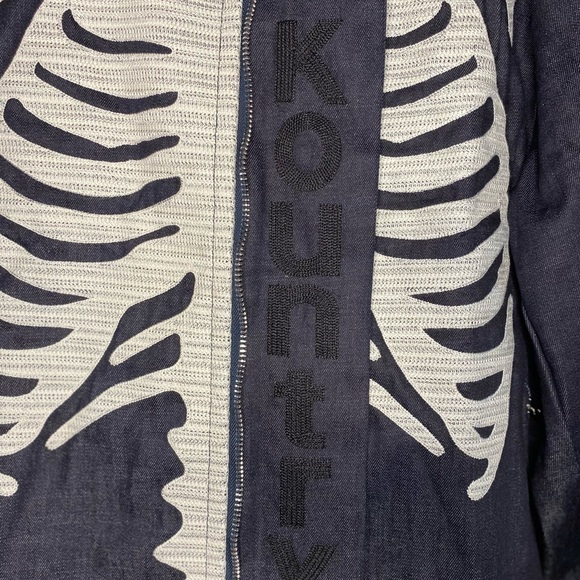 COPY - Kapital Kountry 12oz Denim Bones Crosby Jacket Indigo XL/5 - Picture 2 of 11